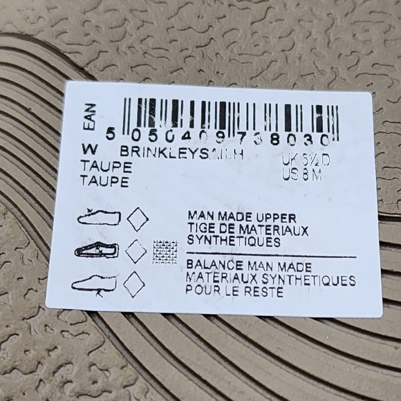 Clarks Women's Taupe Brinkley Bree Flip-Flops Sandals - 8M - Picture 8 of 9